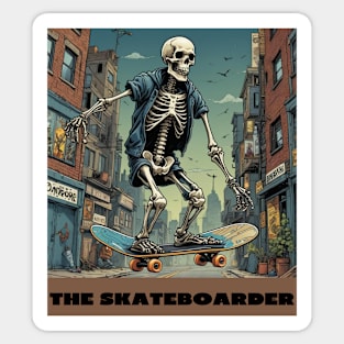 The skateboarder Sticker